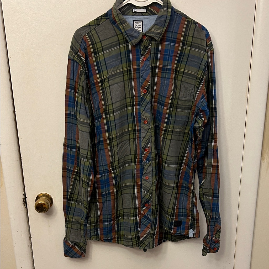 Billabong Men’s Shirt Green Size Xl